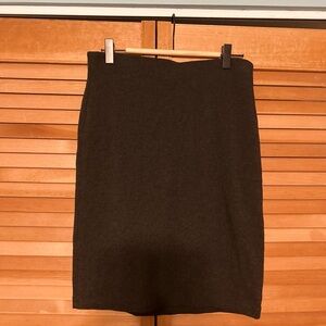 Philosophy Charcoal Pencil Skirt